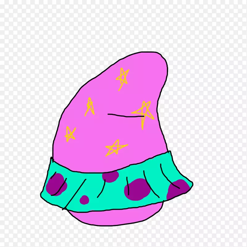 帽子帽服装紫色剪贴画-帽子