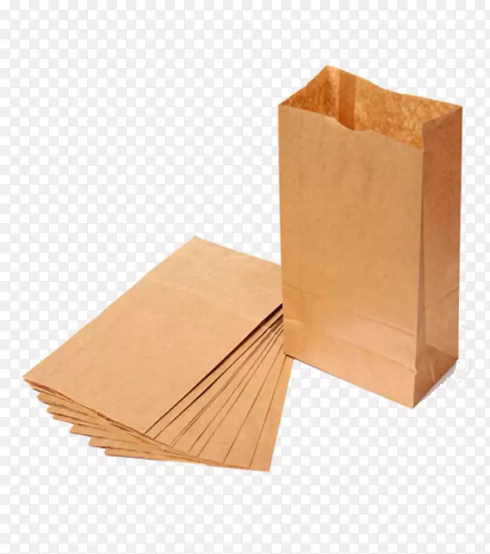牛皮纸袋午餐盒包装和标签牛皮纸袋