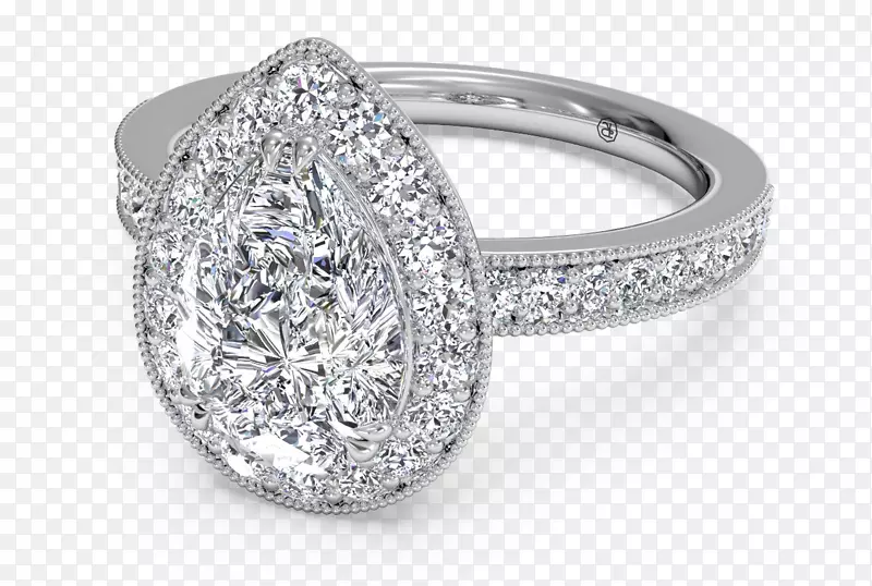 订婚戒指钻石切割结婚戒指钻石结婚戒指