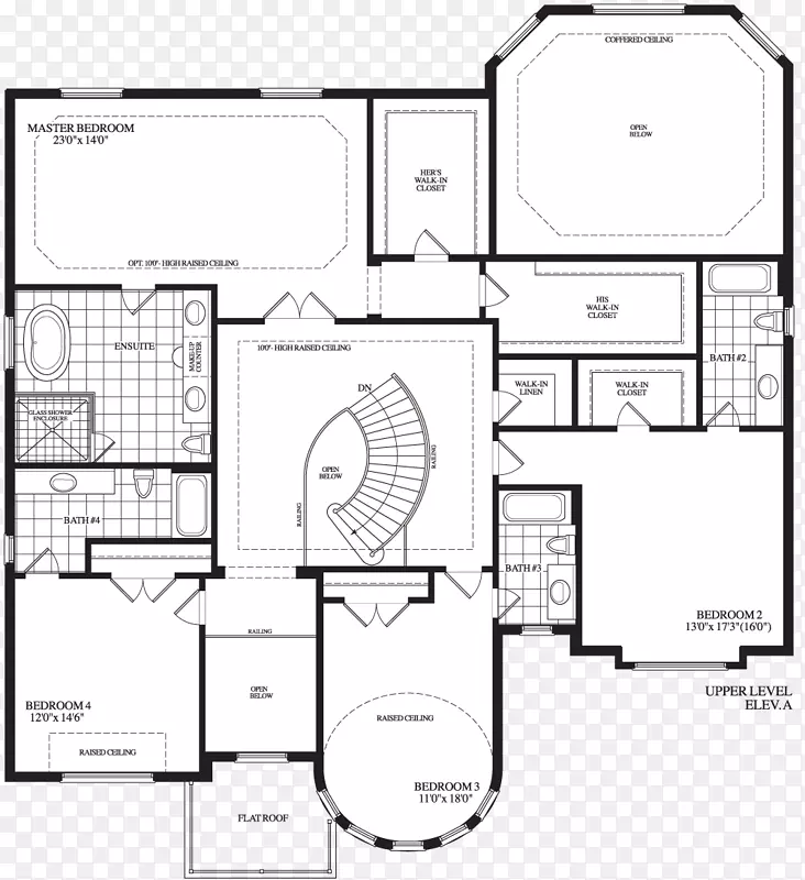 平面图房屋技术制图纸房地产平面图
