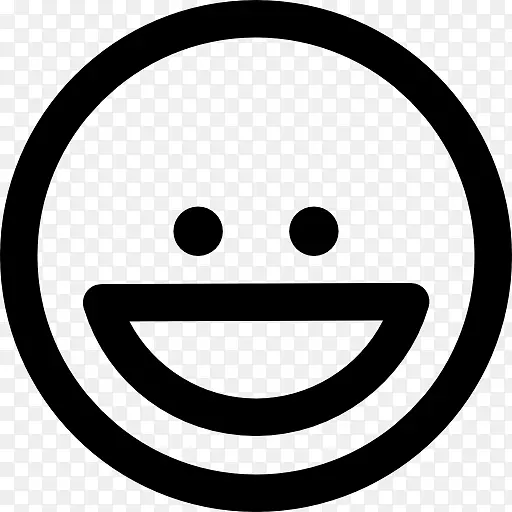 笑脸表情符号电脑图标眨眼-微笑
