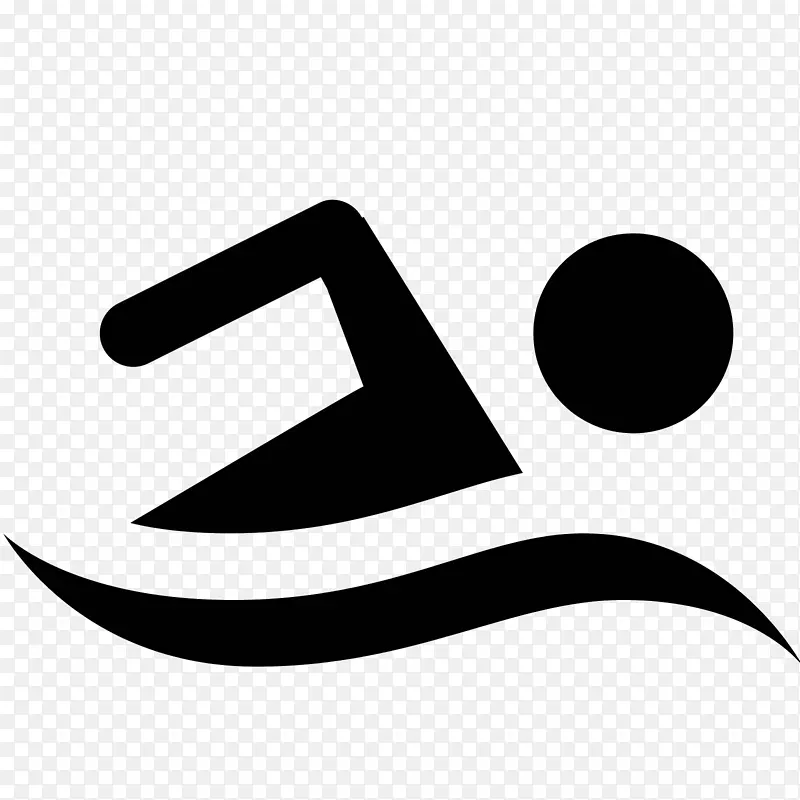 游泳运动电脑图标运动员剪贴画-游泳大师