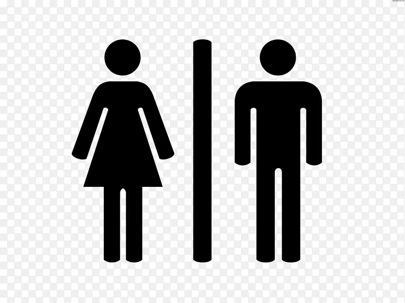 男女公厕淋浴-女性日间标志