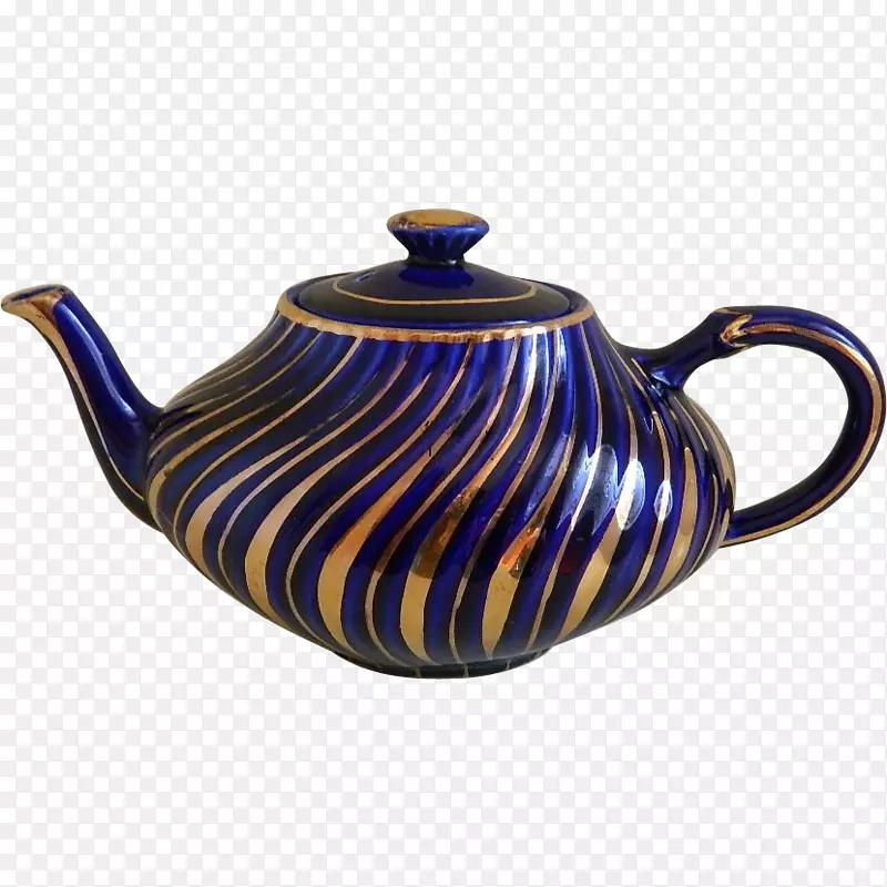 茶壶陶瓷陶器钴蓝壶PNG图片素材下载_图片编号1663842-PNG素材网