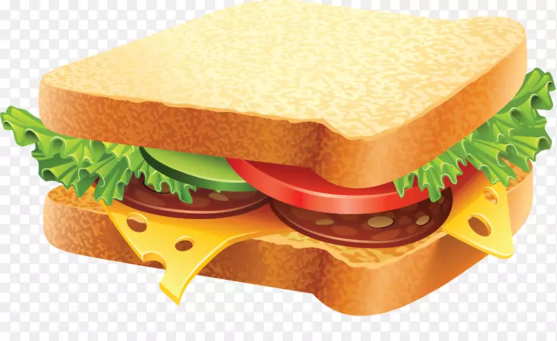 潜艇三明治汉堡芝士三明治熟食蔬菜三明治-早餐