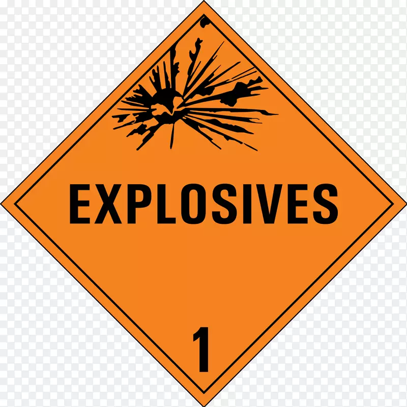 爆炸材料爆炸危险货物标签可燃性和易燃性危险货物