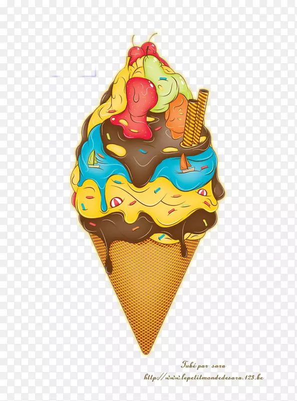 圣代iPhone3GS冰淇淋iPhone 5-冰淇淋卡通