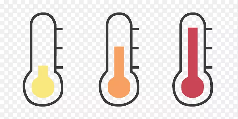 温度，热，冷冻，温度计，剪贴画