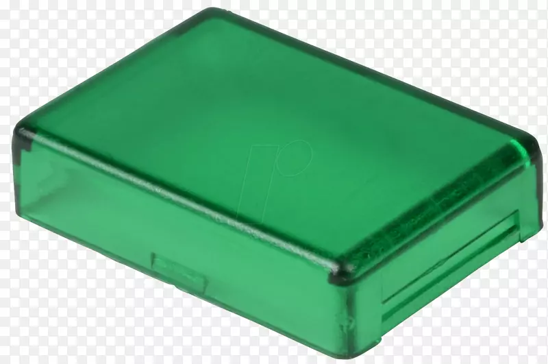 塑料绿色长方形盒
