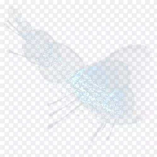 白色蓝色蝴蝶RGB颜色模型-蝴蝶