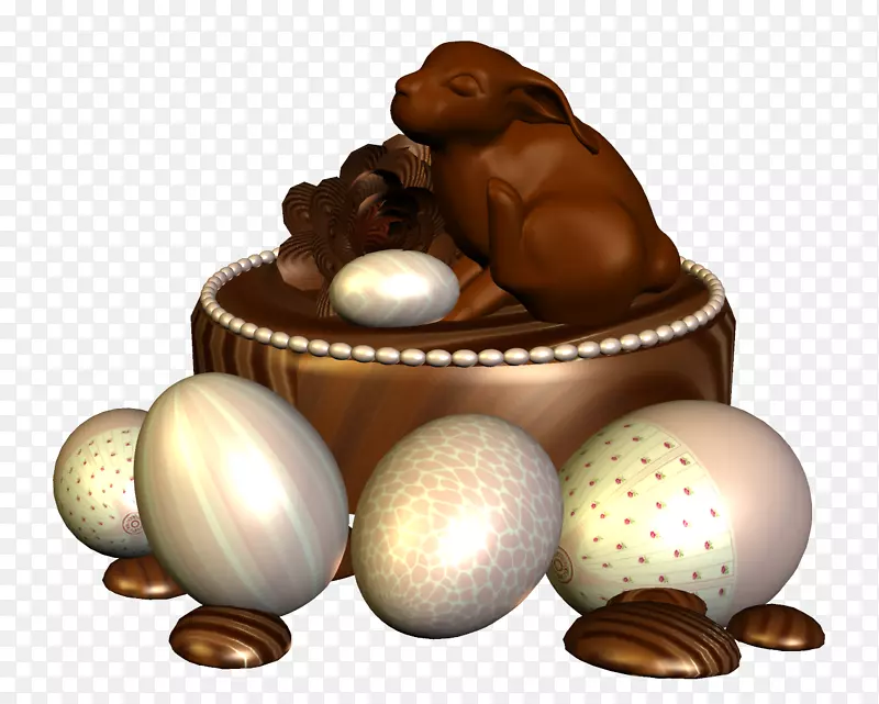 兔巧克力剪贴画-兔子
