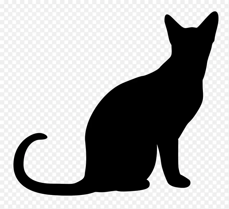 黑猫剪贴画-黑猫
