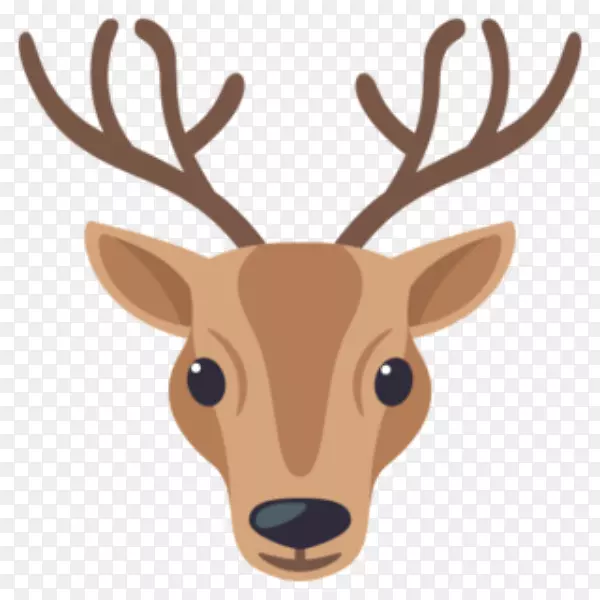 鹿表情符号剪贴画-鹿