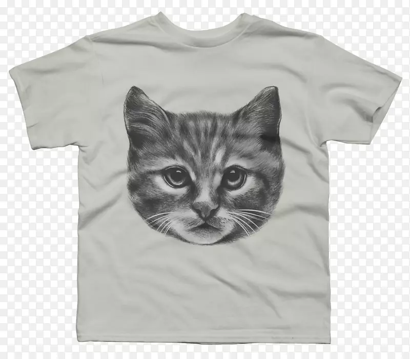 挪威森林猫家猫短毛猫夹艺术猫爱好者t恤
