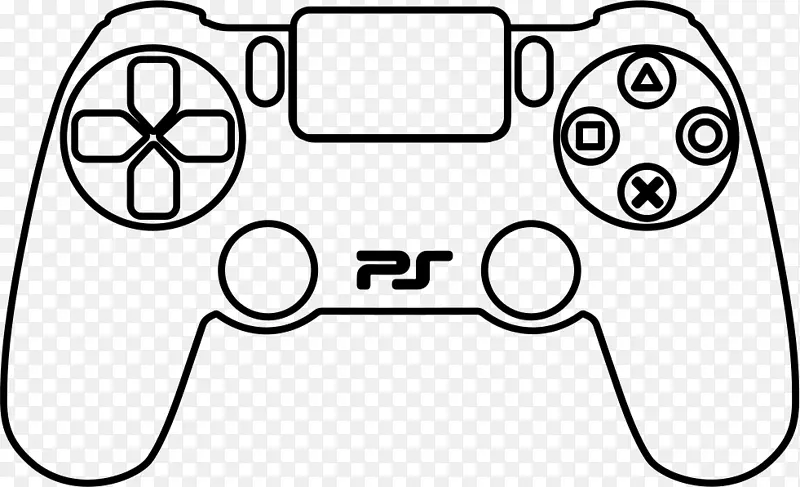 PlayStation 4 PlayStation 3 xbox 360控制器游戏控制器绘图-PlayStation