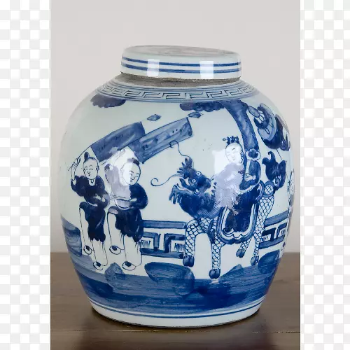 青花陶花瓶罐陶瓷花瓶