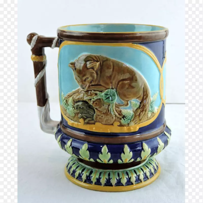 陶瓷狗陶花瓶