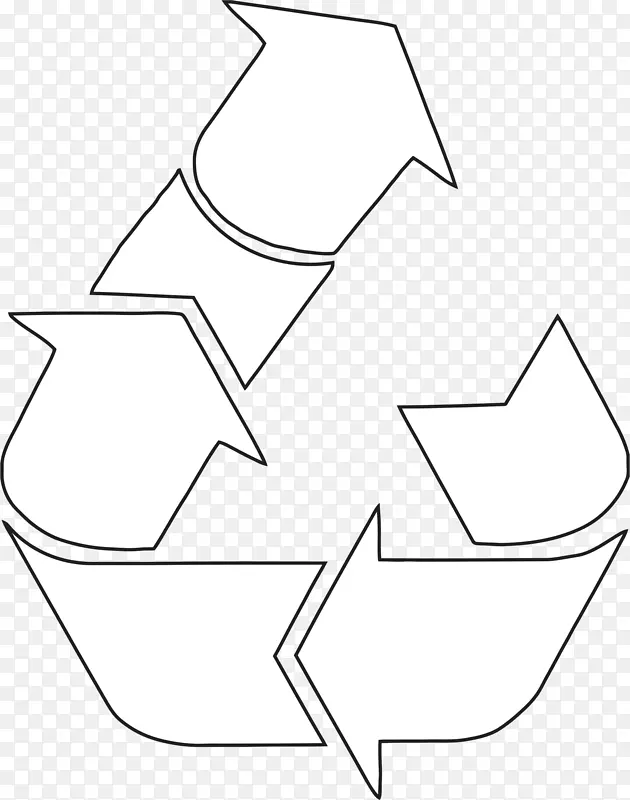 循环电脑图标回收废物剪贴画循环图标