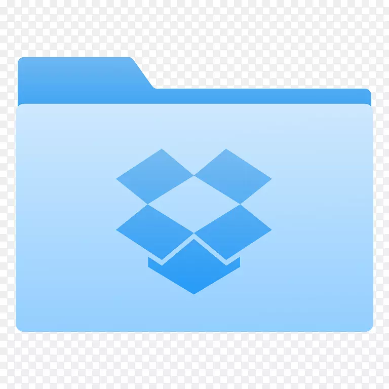 Dropbox文件共享计算机图标.计算机