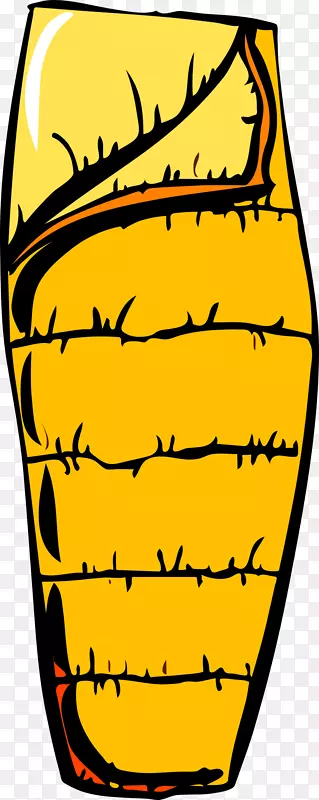 睡袋野营剪贴画