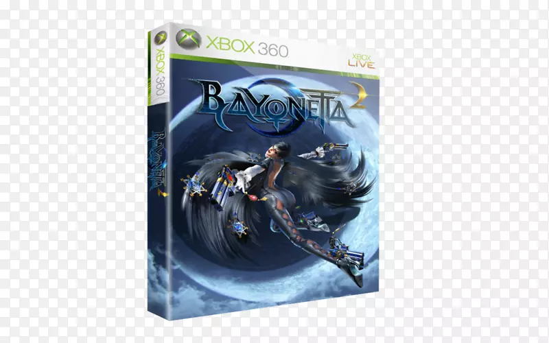 Xbox 360 Bayonetta 2艺术-白金红花三维