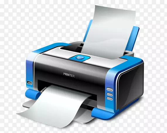 条形码打印机计算机图标打印剪贴画打印机