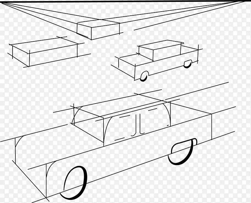 汽车图纸汽车设计透视图