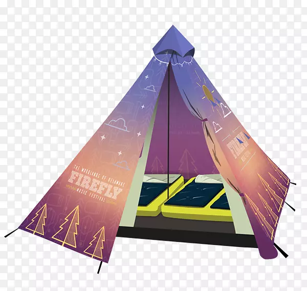 帐篷紫色-双十一购物节