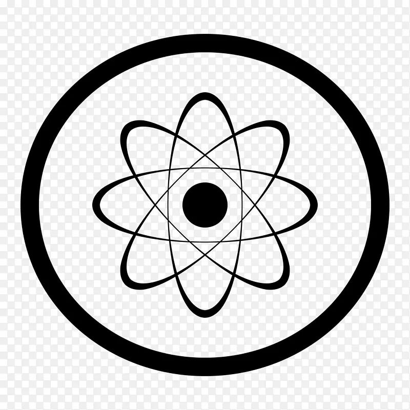 原子核计算机图标化学原子