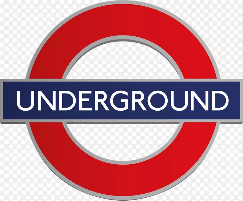 伦敦地下快速运输标志铁路运输.地下