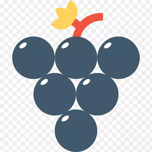 葡萄画的圆圈越来越小水果葡萄