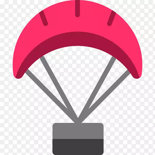 降落伞计算机图标降落伞