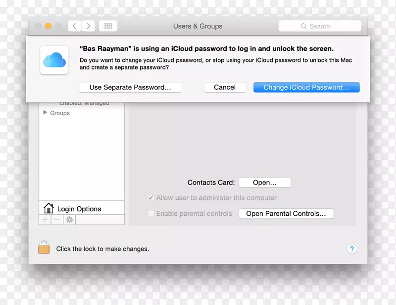 iCloud macos用户Apple id密码-密码
