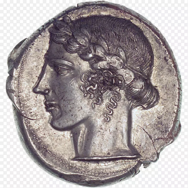 伦蒂尼硬币锡拉丘兹四德拉克姆货币博物馆-西西里
