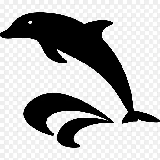 计算机图标海洋海豚封装的附言-自然海洋动物海豚