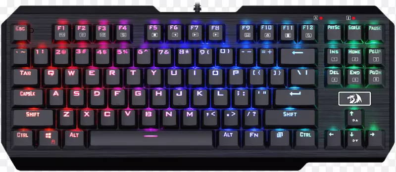 电脑键盘背光rgb彩色游戏键盘led背光lcd数字键盘
