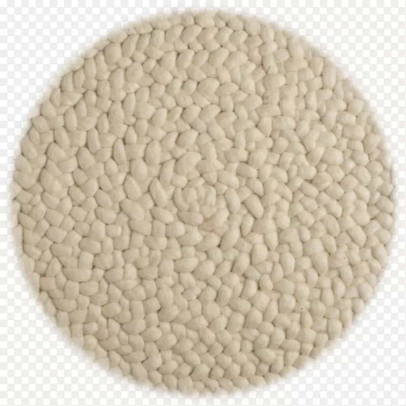 羊毛白地毯