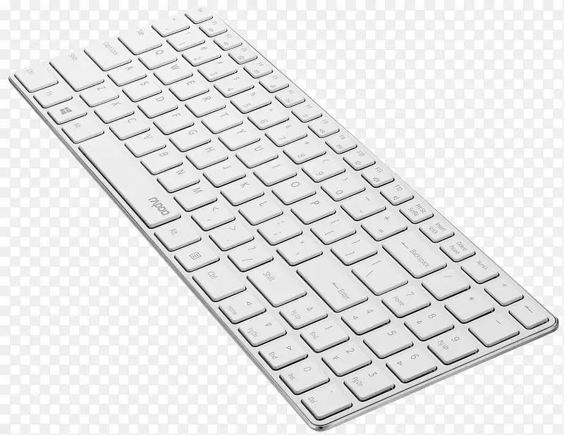 电脑键盘戴尔笔记本电脑乙烯基合成瓷砖-黑白键盘