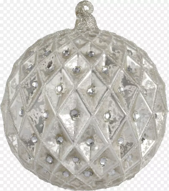 圣诞装饰品银球令人惊叹的十二月