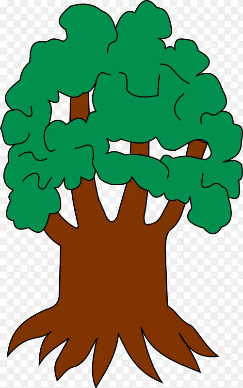 树符号纹章剪贴画脂肪树