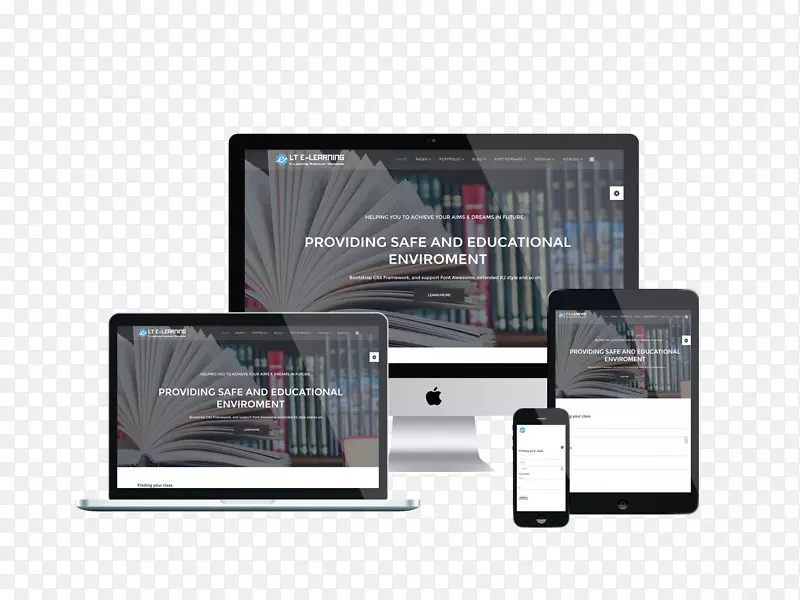 响应式网页设计模板Joomla hikashop引导-e学习