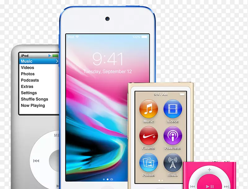 iPodtouch iPodShuffipod纳米苹果ipod经典苹果