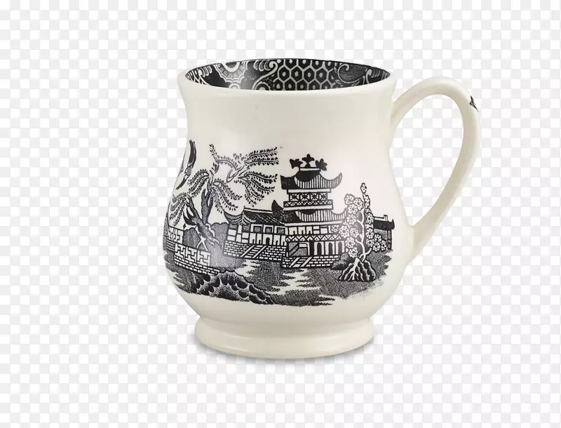 水壶咖啡杯陶瓷杯缠绕
