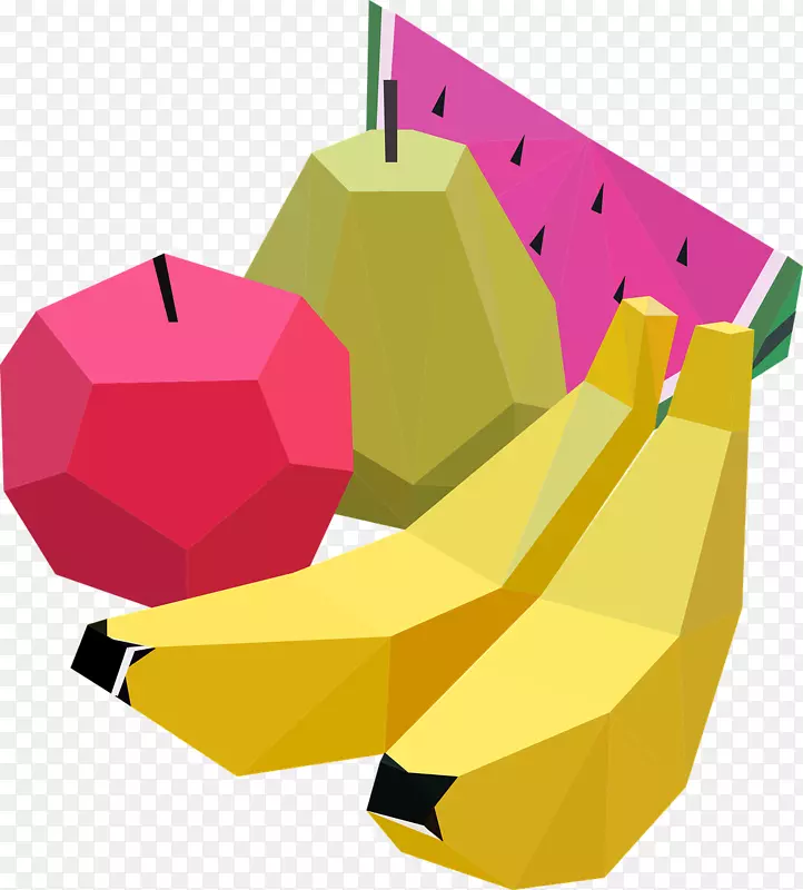 香蕉水果苹果月饼图