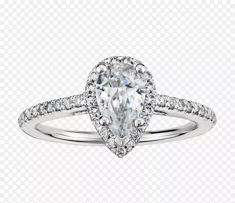 订婚戒指金刚石切割立方氧化锆手绘金刚石戒指