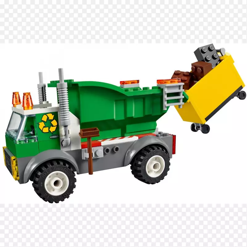 乐高青年队玩具垃圾车建造组-垃圾车