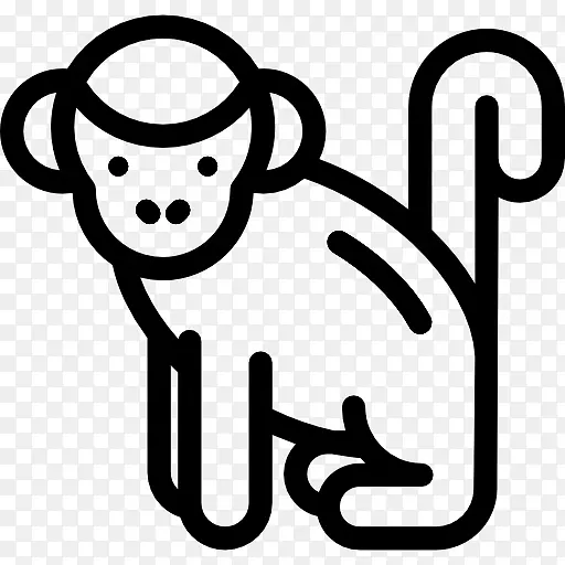 猿猴灵长类电脑图标剪辑艺术猴子