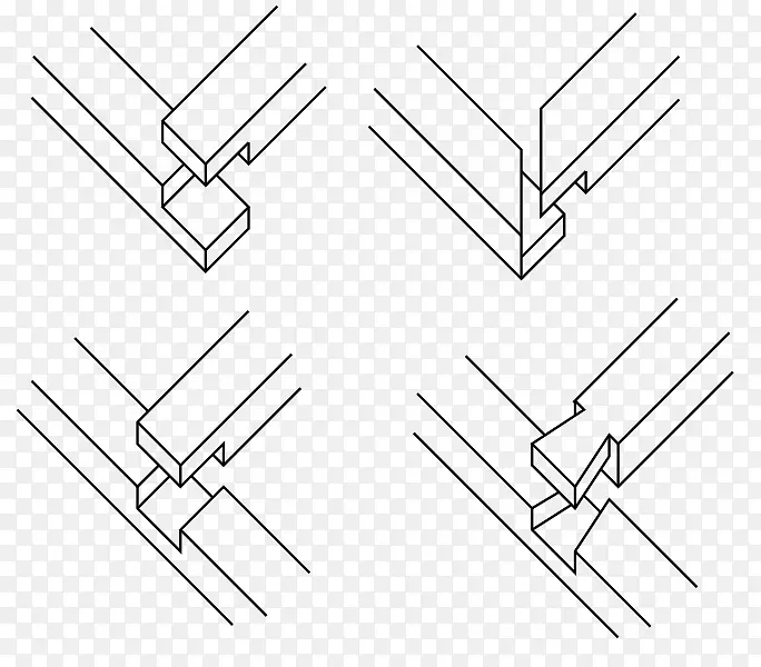 搭接木工接头