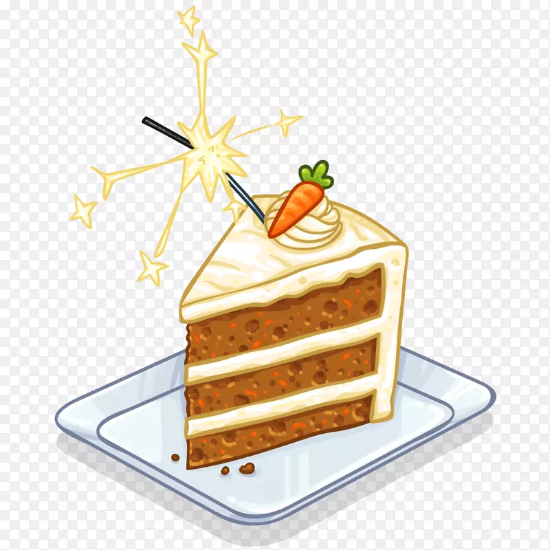 胡萝卜蛋糕，玉米饼，松饼，巧克力蛋糕，剪贴画-脆胡萝卜