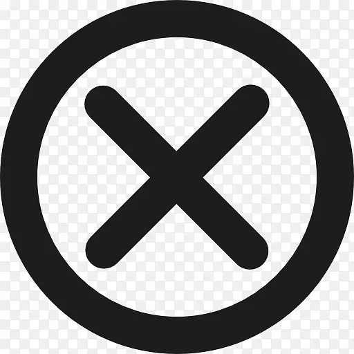 计算机图标检查标记x标记版税-免费符号